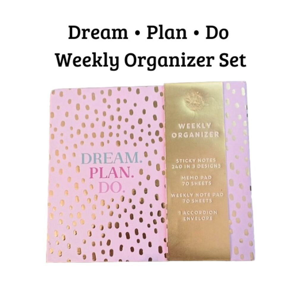 SOLD Dream Plan Do Weekly Organizer Planner Set – New